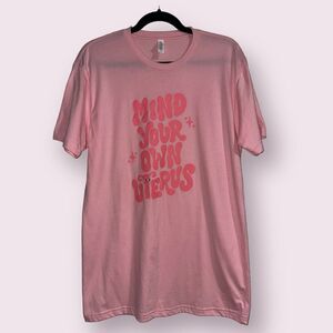 Mind Your Uterus‎ Graphic T-Shirt by Huyen Dinh x Bonfire Size M